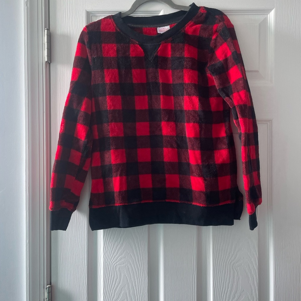 Wondershop Red and Black Plaid Sleepwear Set